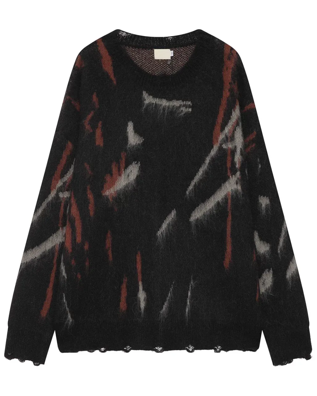 Additional product image of Distressed Abstract Sweater