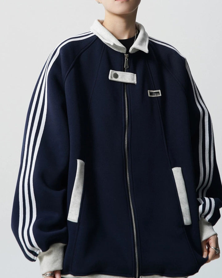 Front view of Minimalist Track Jacket