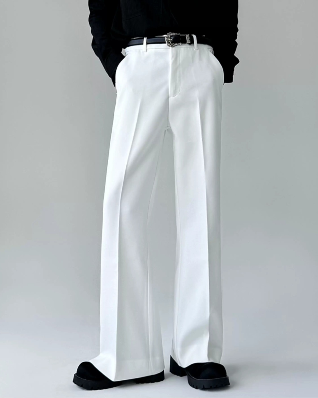 BRYNOR Minimalist Wide Leg Casual Pants product photo