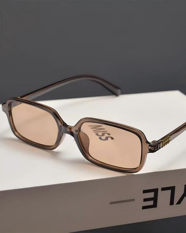 BRYNOR Transparent Rectangle Sunglasses product photo