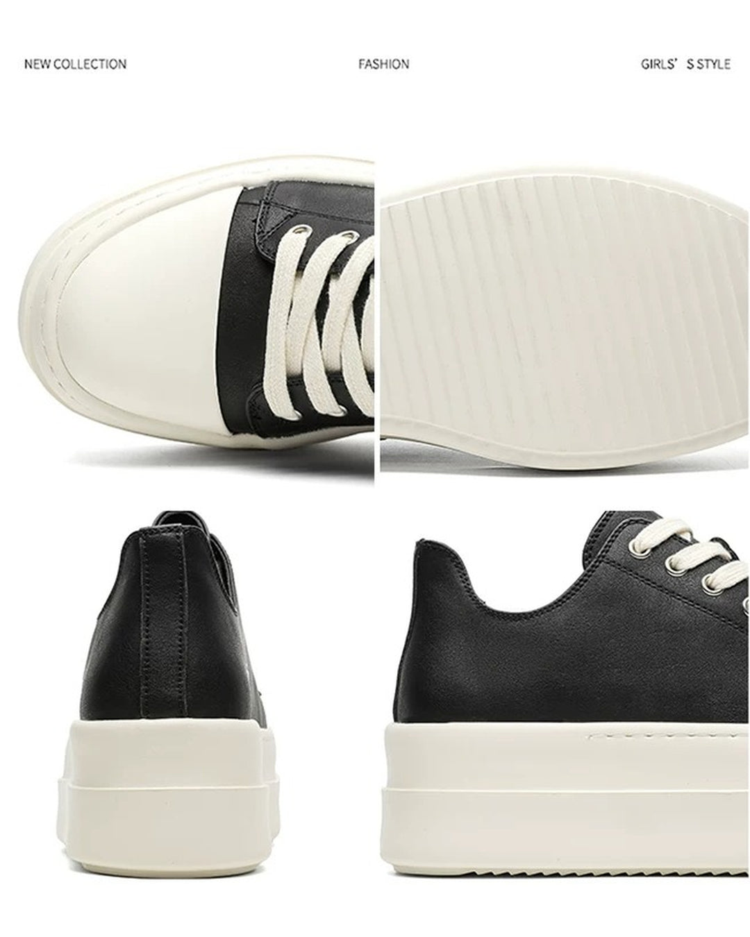 Additional product image of Black and White High-Top Minimalist Shoes