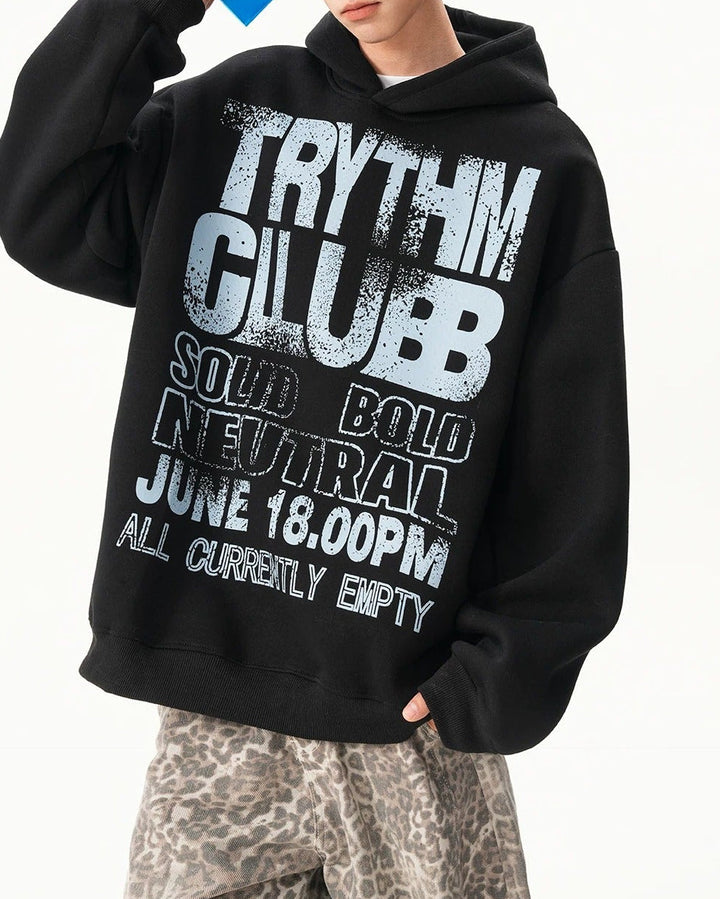 Additional product image of Graphic Oversized Hoodie