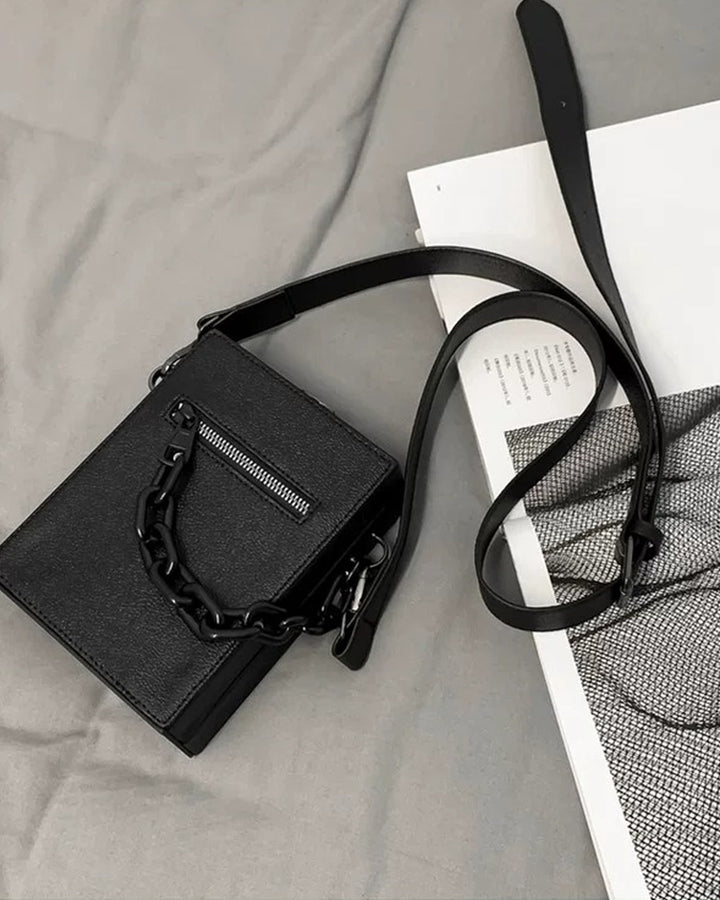 Additional product image of Mini Textured Crossbody Bag with Chain