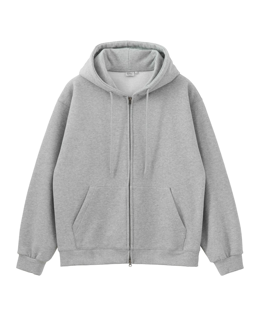 Lifestyle styling view of Minimalist Zip-Up Hoodie