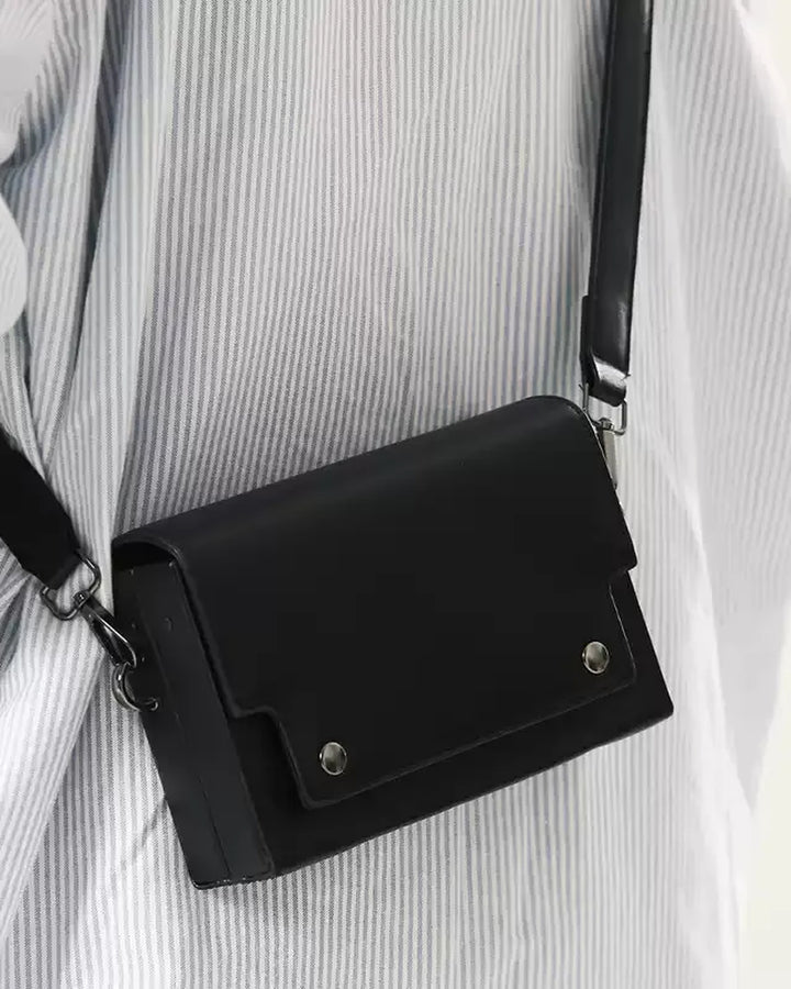 Additional product image of Minimalist Leather Crossbody Bag