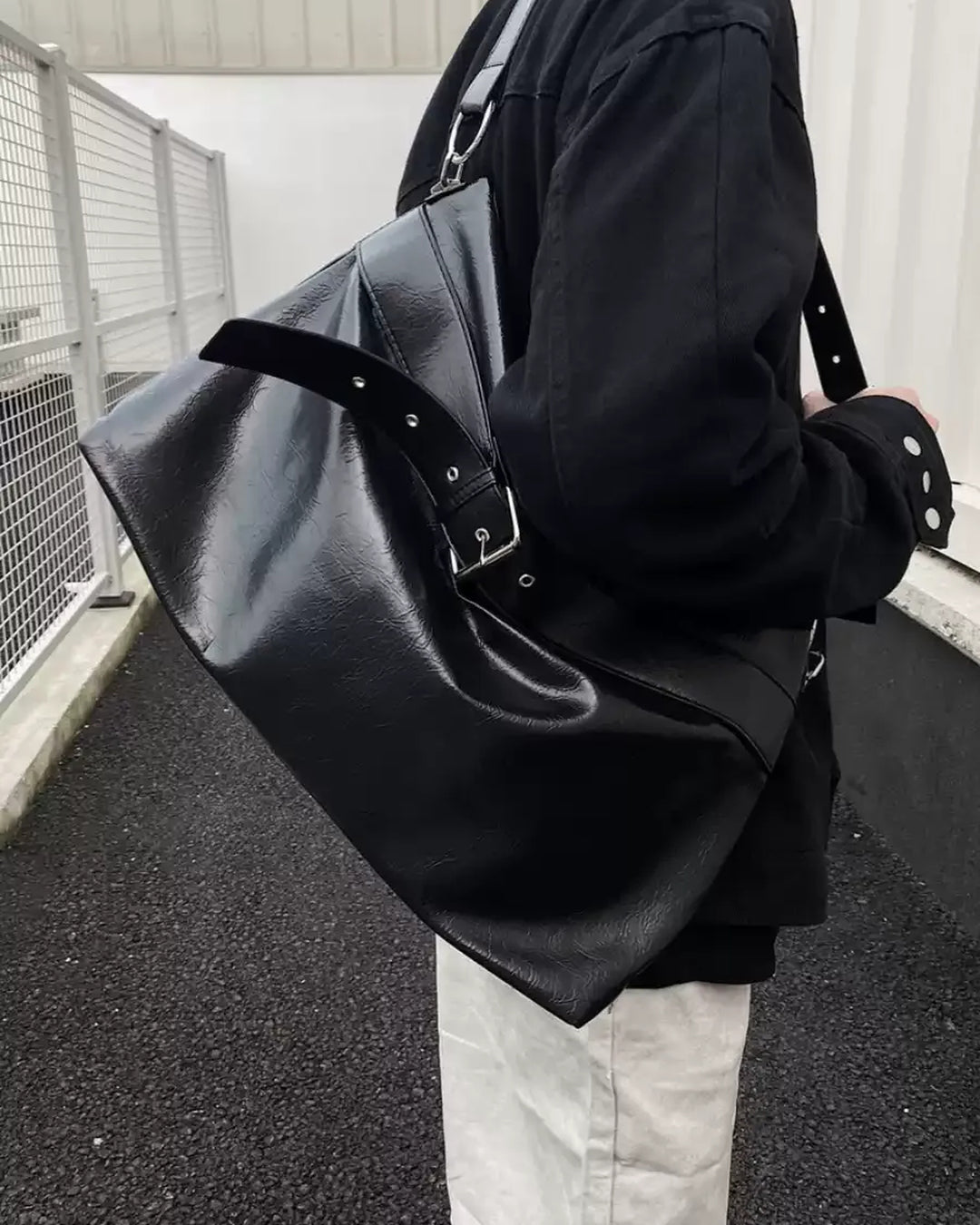 Additional product image of Soft Leather Hobo Shoulder Bag