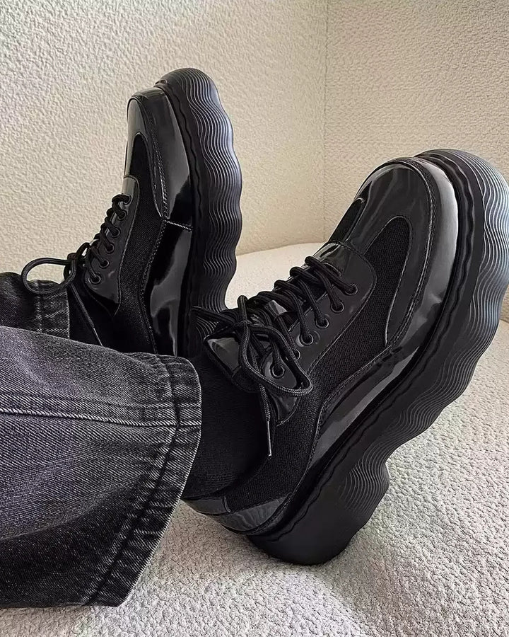 Additional product image of Patent Leather Platform Oxford Shoes
