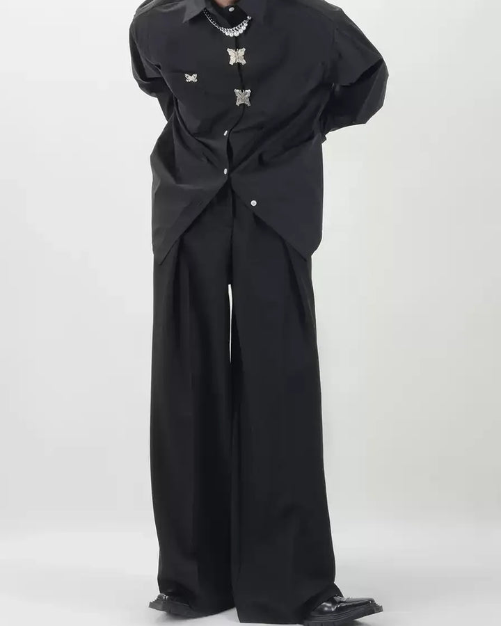 Additional product image of Butterfly Detail Loose Fit Shirt