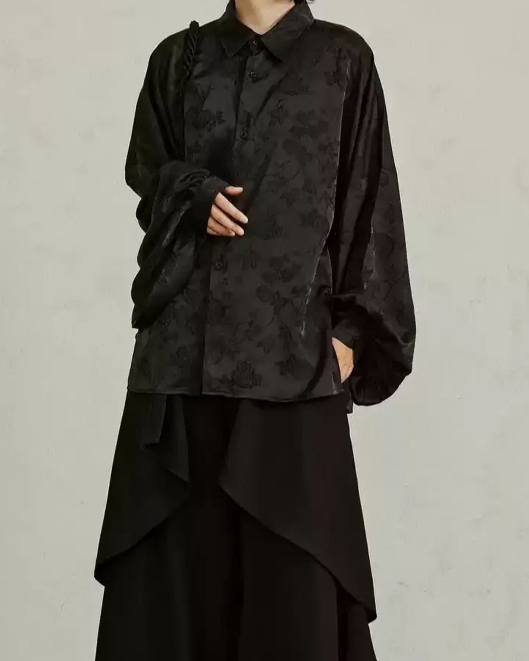 Additional product image of Jacquard Loose Fit Shirt