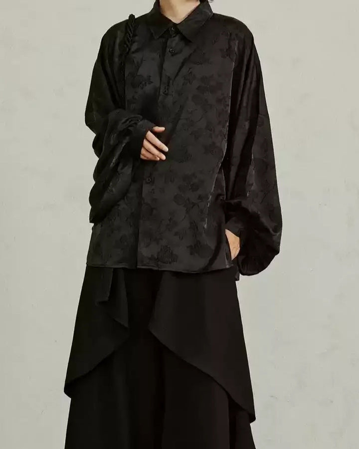 Additional product image of Jacquard Loose Fit Shirt