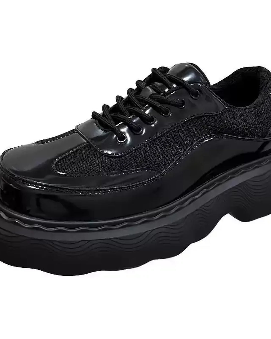 Additional product image of Patent Leather Platform Oxford Shoes