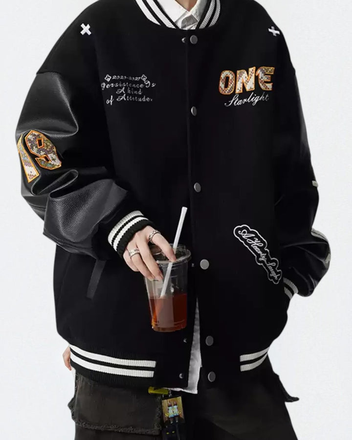 Side view of Varsity Letterman Jacket