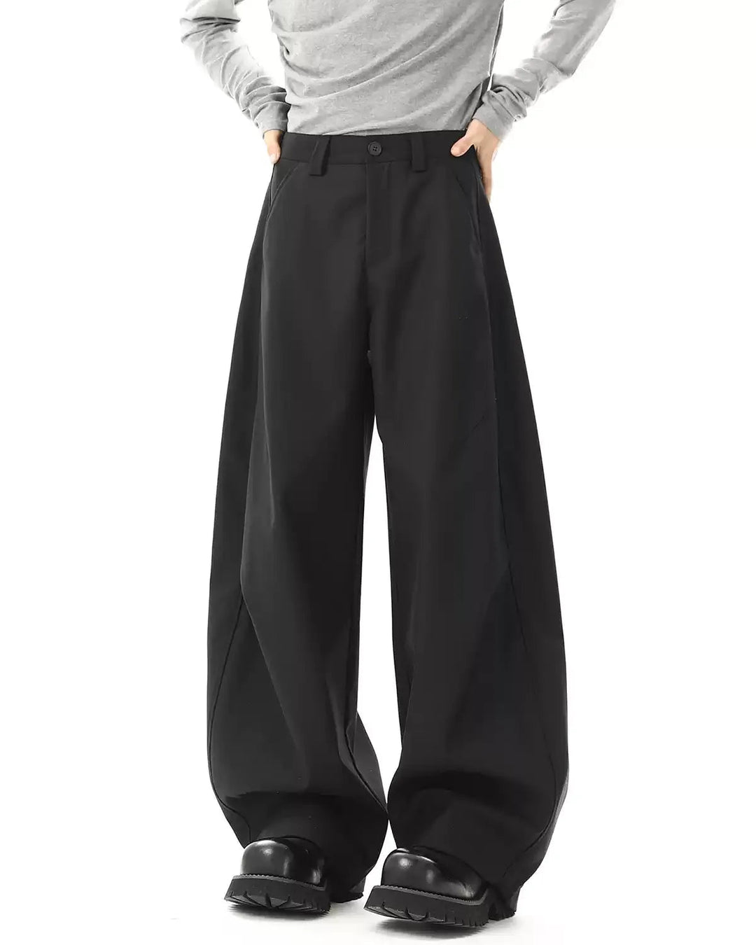 BRYNOR Minimalist Wide Leg Trousers product photo