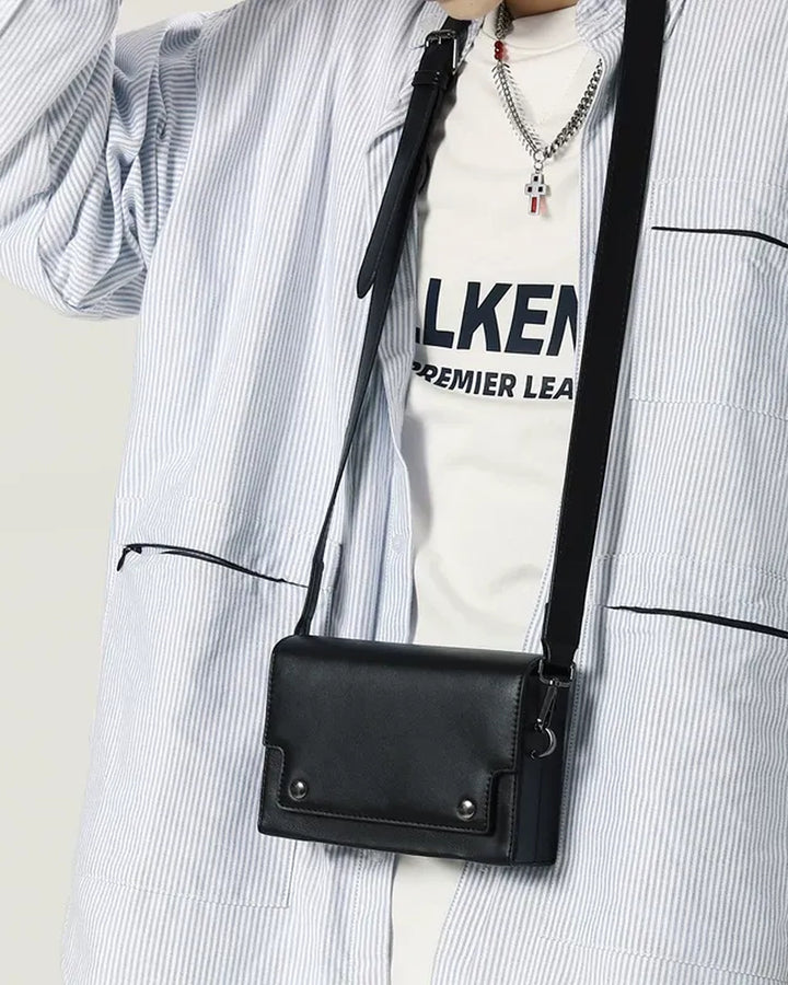 Additional product image of Minimalist Leather Crossbody Bag