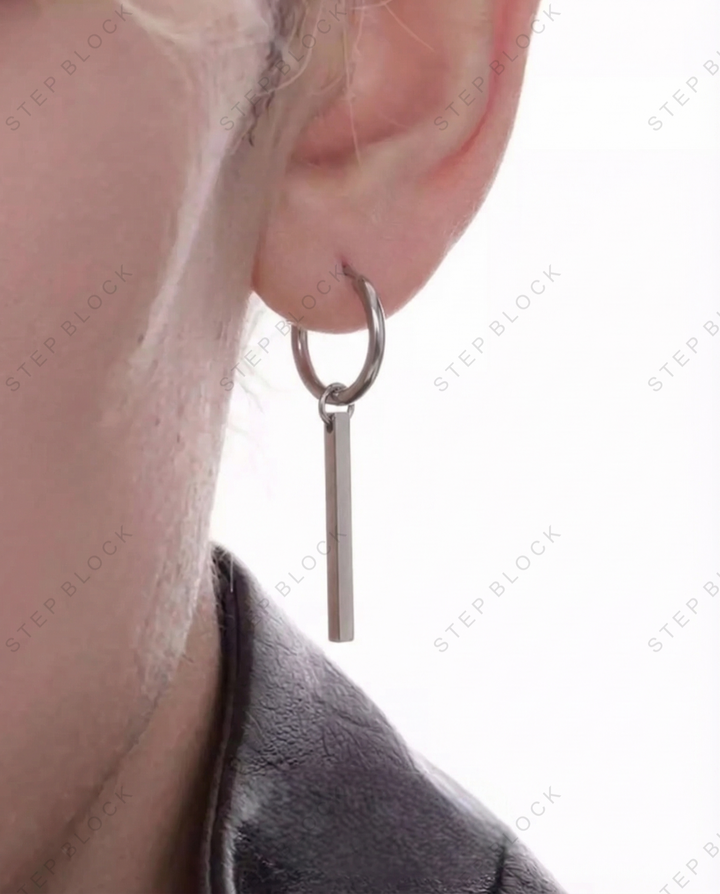 STEP BLOCK AC021 Minimalist Silver Men&